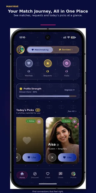 MahiyaVe app screen 2